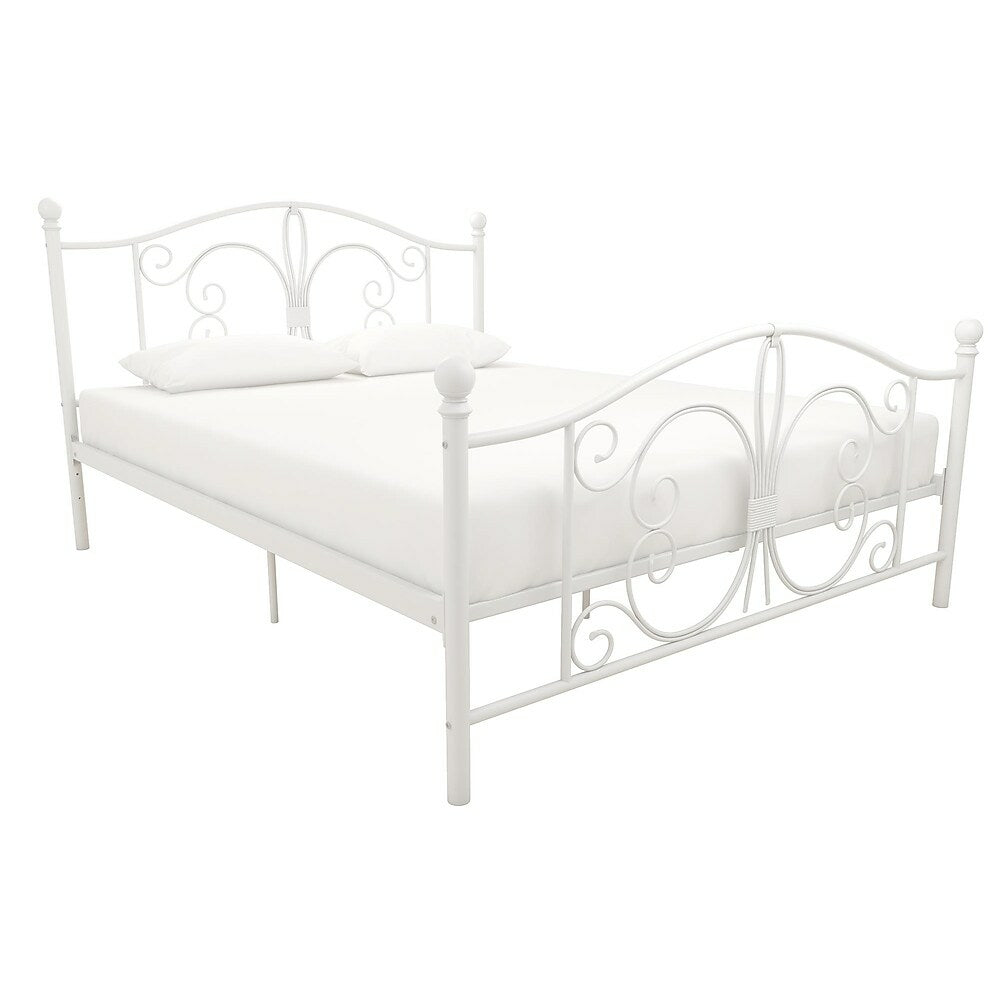 Image of DHP Bombay Metal Bed Queen - White