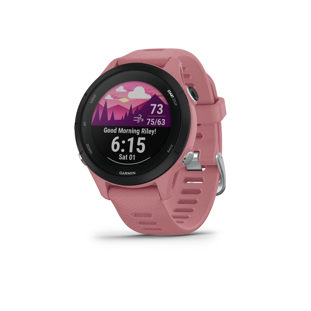 Image of Garmin Forerunner 255S Running Smartwatch and Fitness Tracker - Light Pink