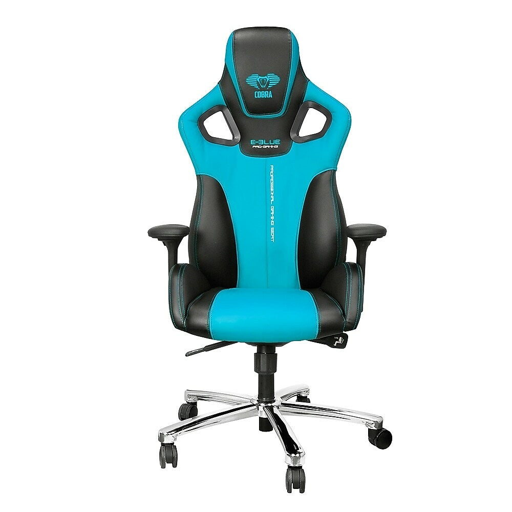 Image of E-Blue Cobra Gaming Chair, Blue (EEC303BLAA-IA)