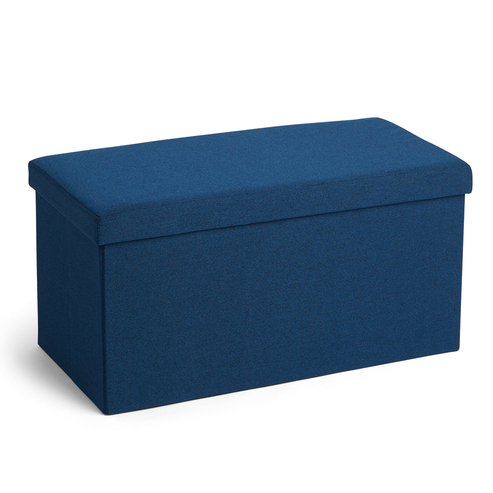 Image of Poppin Box Bench - Navy