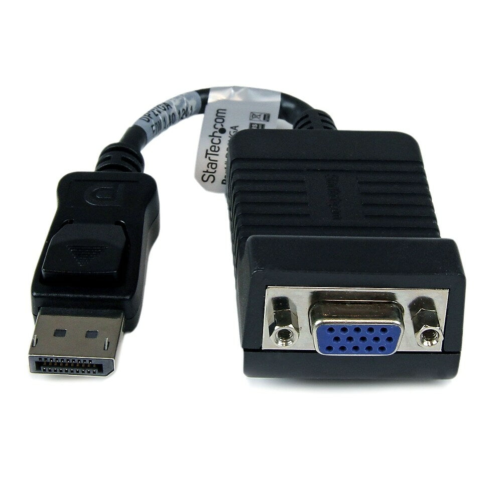 Image of Startech Display-Port to VGA Video Adapter Converter, Black