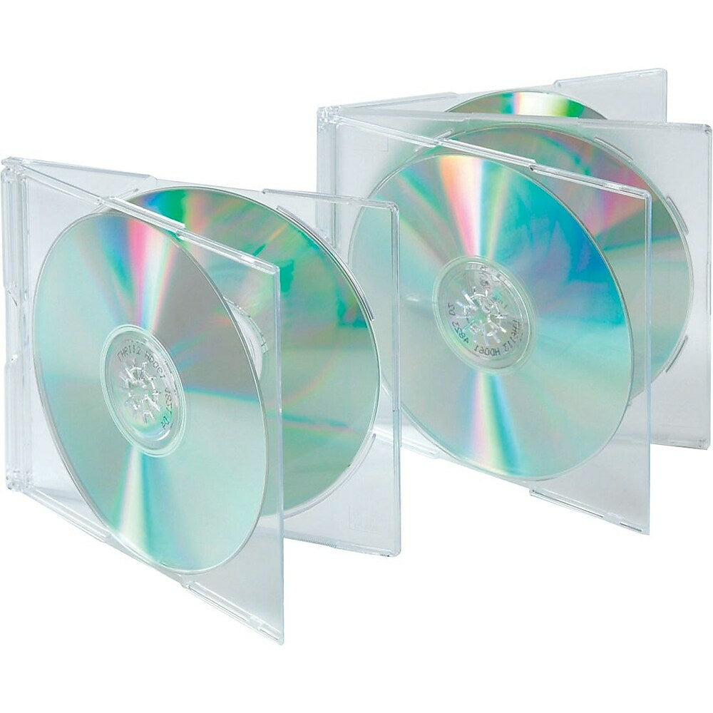 Image of Staples Multi-Disc Jewel Cases - Double - 25-Pack, 25 Pack
