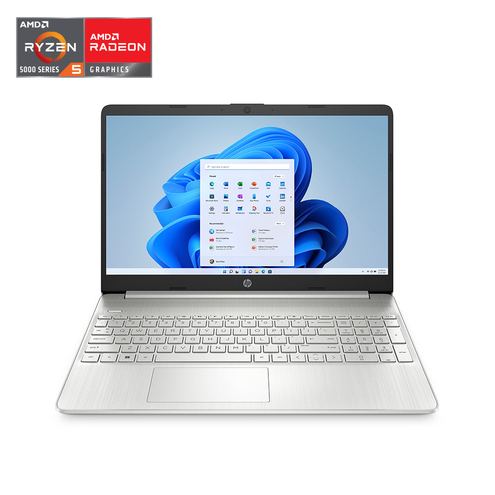 Image of HP 15.6" Laptop - AMD Ryzen 5 5500U - AMD Radeon - 16 GB DDR4 Memory - 512 GB SSD - Windows 11 Home, Grey