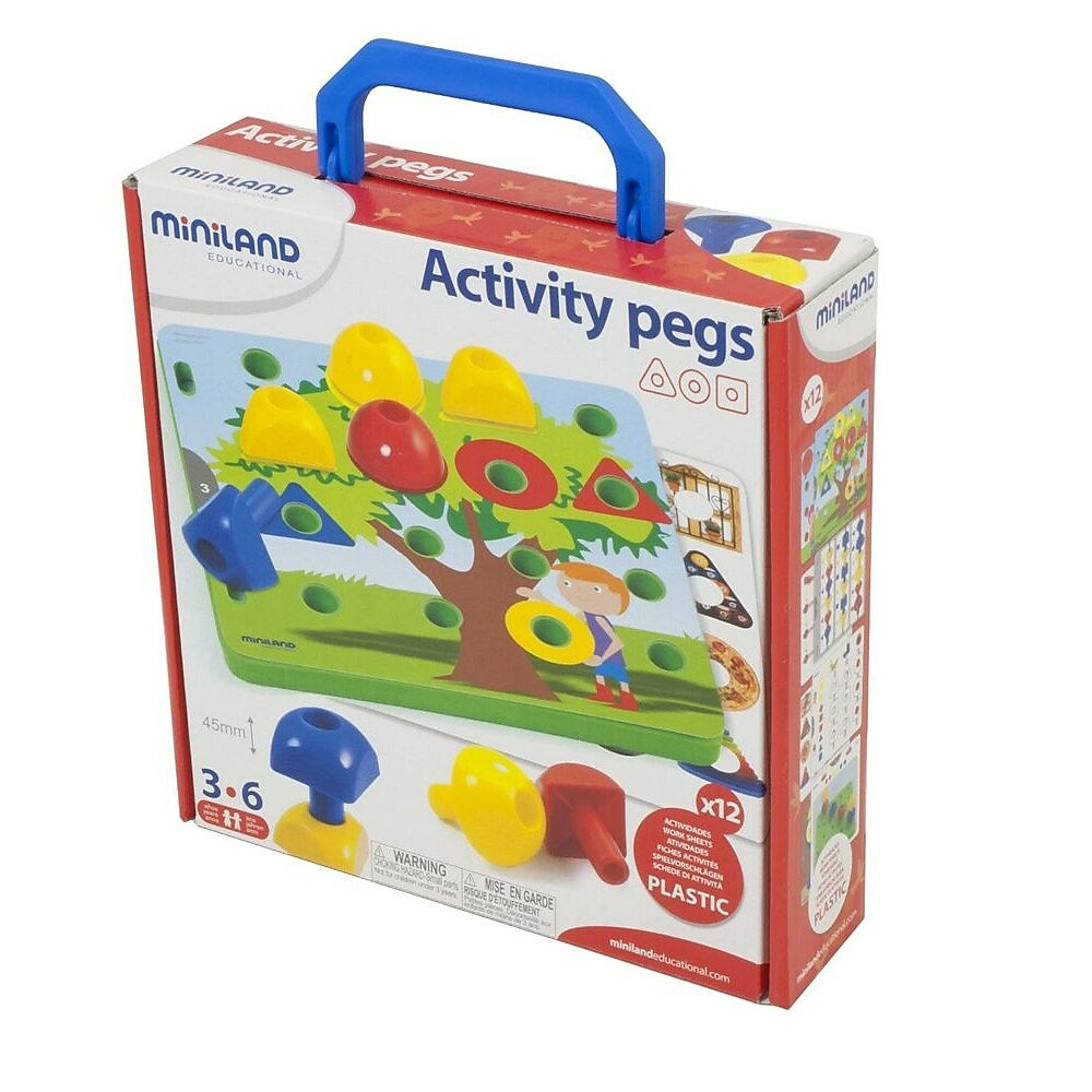 Image of Miniland Educational Activity Pegs (31787)