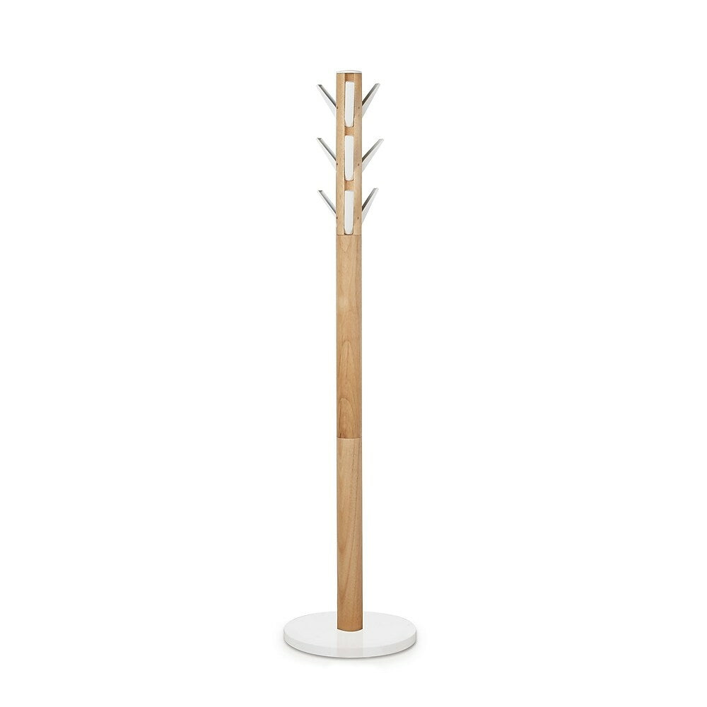 Image of Umbra Flapper Coat Rack, Natural/White (320361-668)