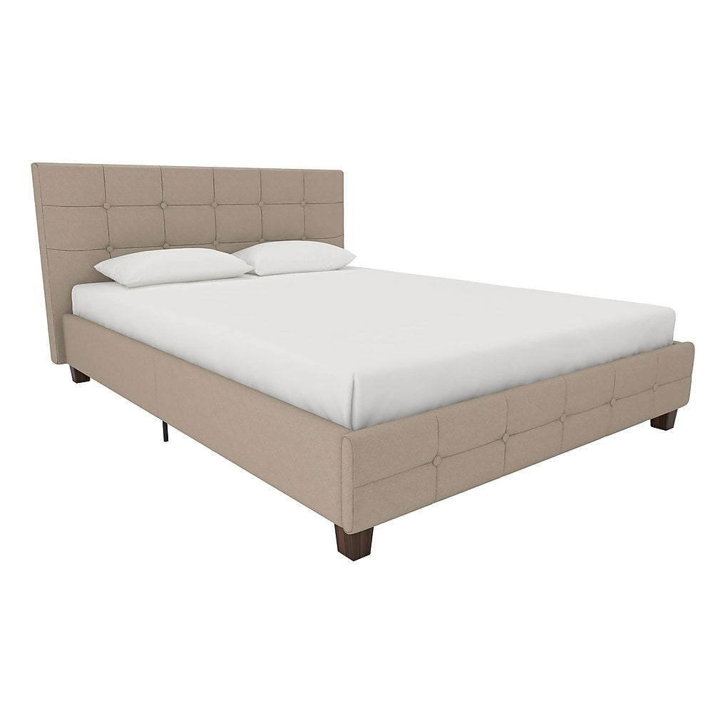 Image of DHP Rose Upholstered Bed - Tan - Queen