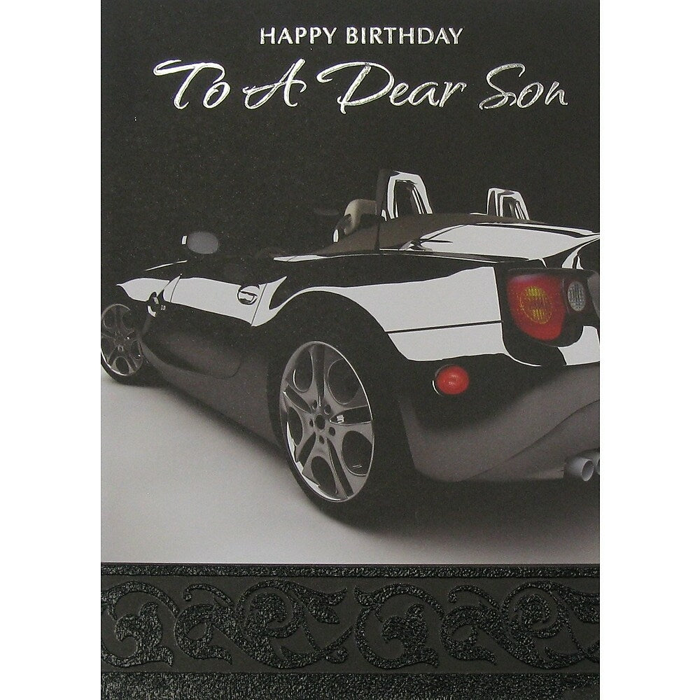 Image of Rosedale Greeting Card, Birthday Son, Car, 6 Pack