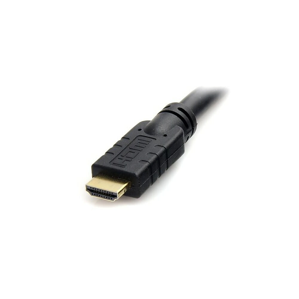 Image of StarTech 80 ft Active High Speed HDMI Cable, Ultra HD 4k x 2k HDMI Cable, HDMI to HDMI M/M, Black
