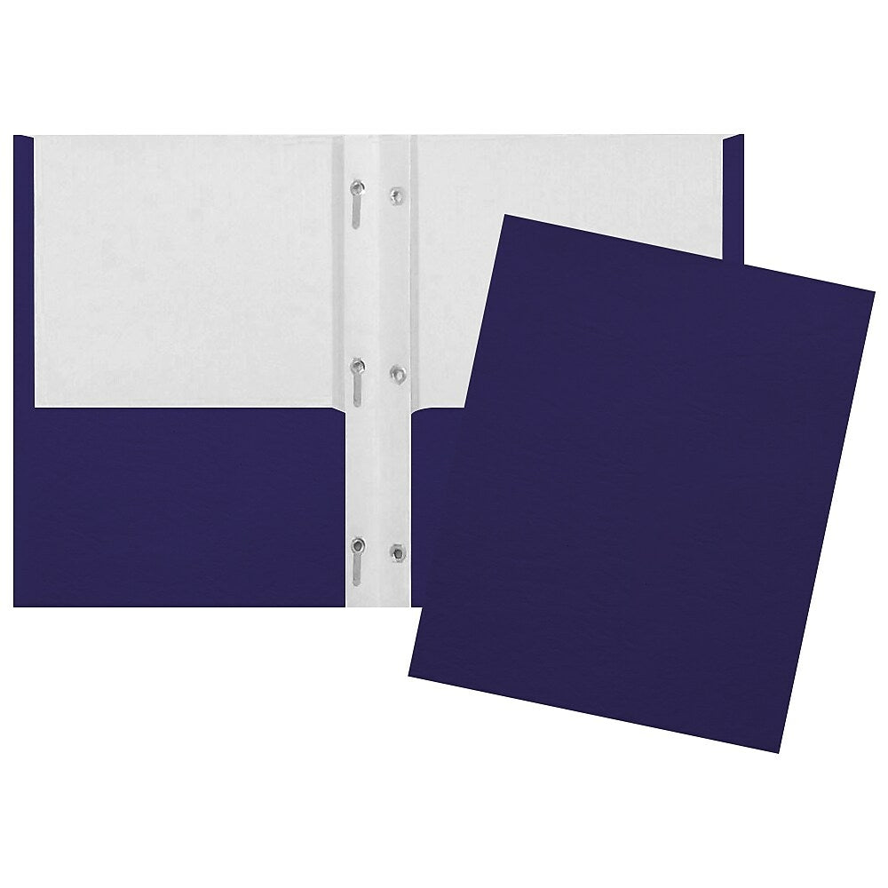 Image of Staples Twin Pocket & Prong Portfolio - Navy