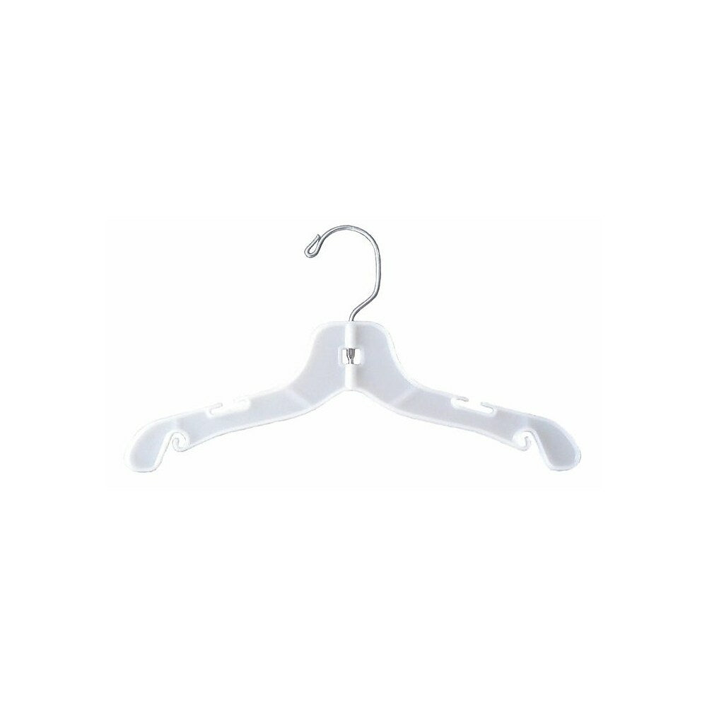 Image of Wamaco 17" Dress/Shirt Hanger, Clear, 100 Pack