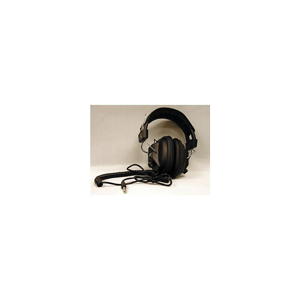 Image of Califone Caf3068av Switchable Stereo/mono Headphone, Black