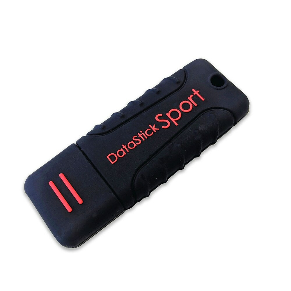 Image of Centon DataStick Sport 128 GB USB 2.0 Flash Drive - Black