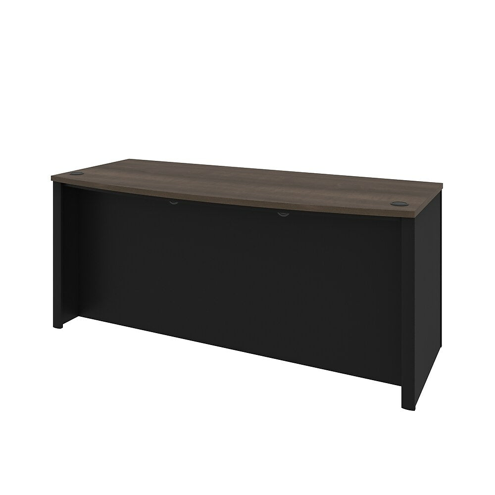 Image of Bestar Connexion Desk Shell, Antigua & Black