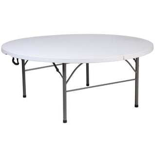 GSC 5 ft. Indoor/Outdoor Centre-Folding Table with Wheels