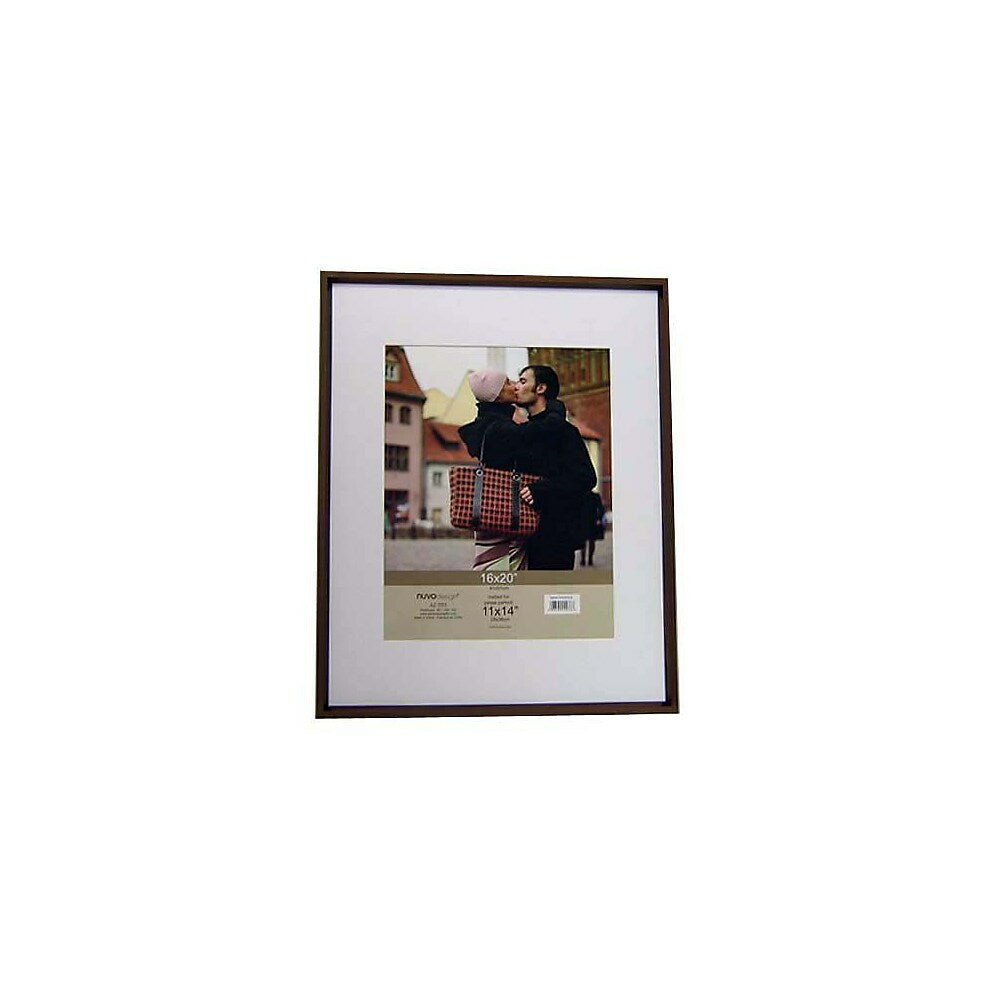 Image of Nexxt Contempo Wood Picture Frame, 20" x 16", Black