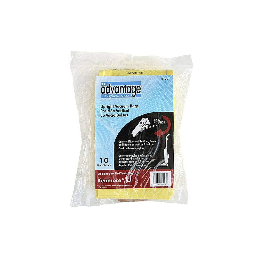 Image of Advantage 4120 Vacuum Bags - Fit Kenmore Upright vacuums using 50501 or type O bags, 10 Pack