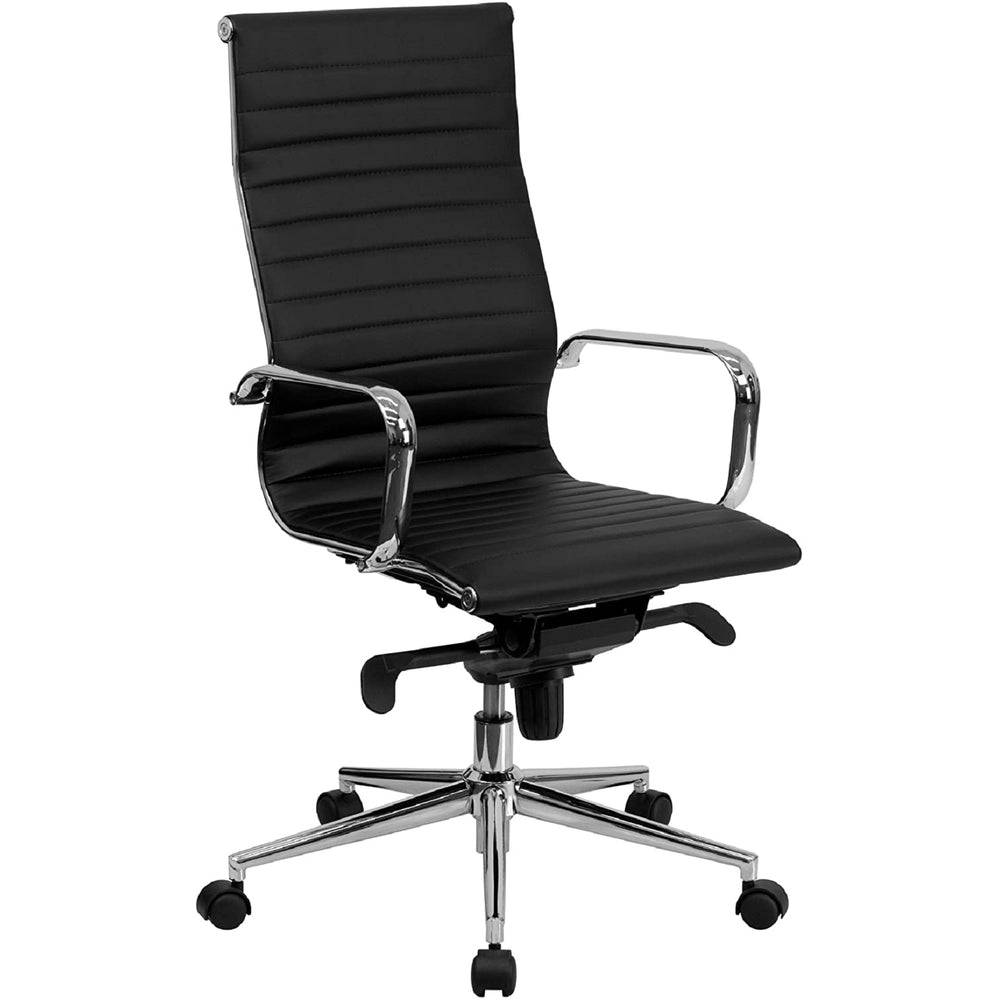 Image of Nicer Interior Eames Aluminum High Back Office Chair - Black