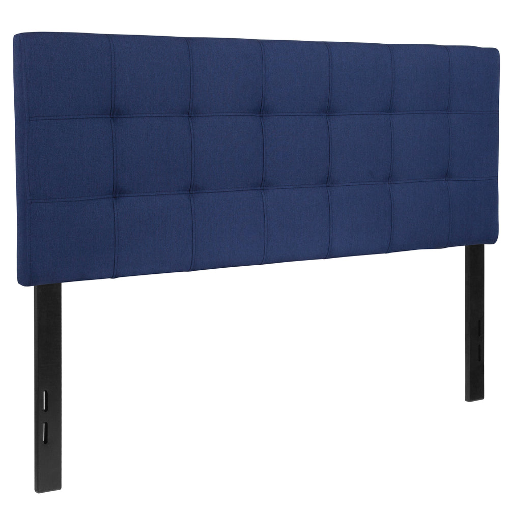 Image of Flash Furniture Bedford Tufted Upholstered Full Size Headboard - Navy Fabric