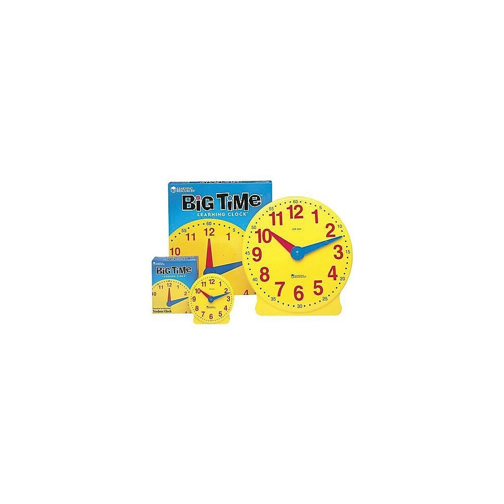 Image of Learning Resources Big Time Learning Clock 12-hour Demonstration Clock