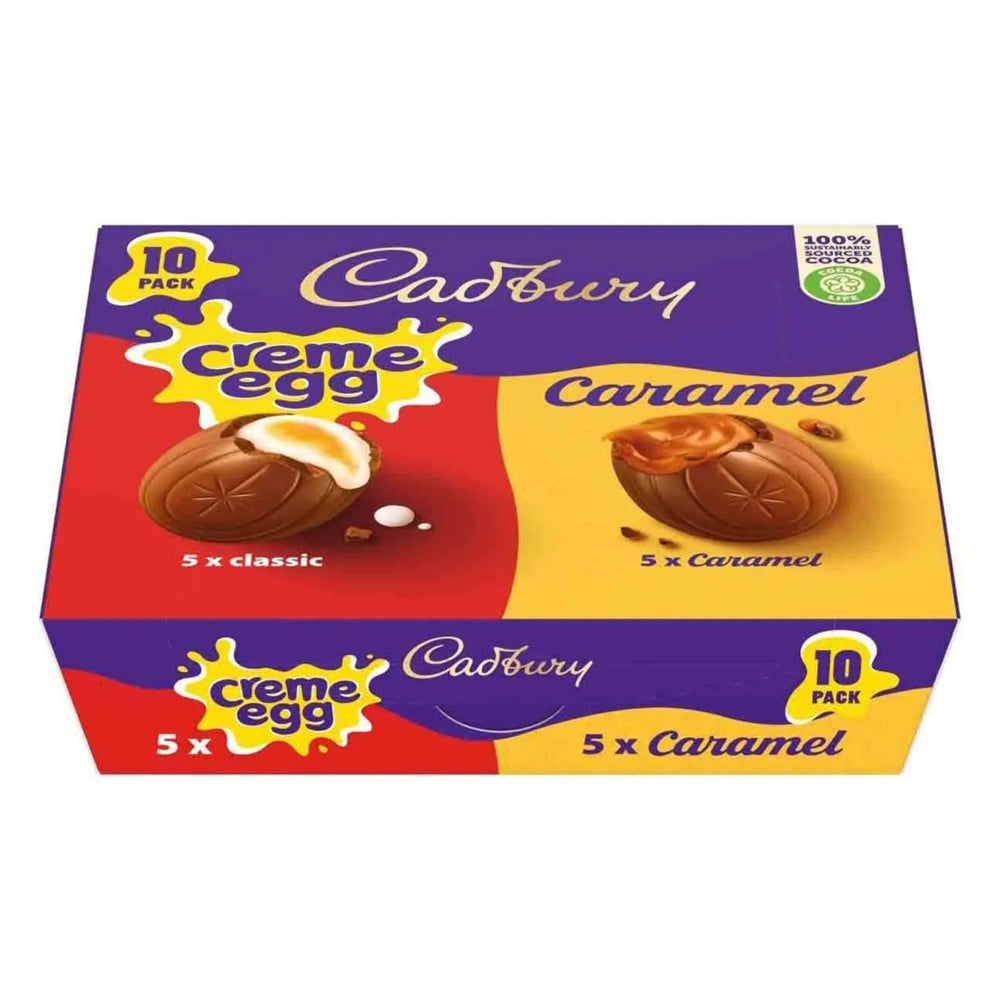 Image of Cadbury UK Easter Mixed Creme Eggs & Caramel Eggs - 400g
