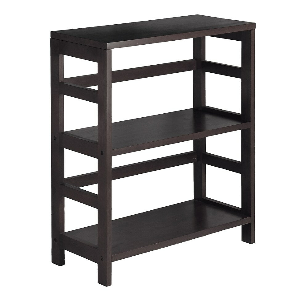 Image of Winsome Leo Shelf / Storage, Book, 2-Tier Wide, Espresso