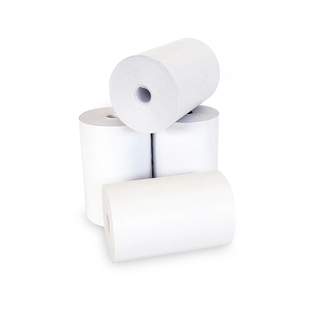 Image of Eddie's BPA Free Thermal Paper Roll - 2-1/4"W x 60' L x 1-1/2"D - White - 100 Pack