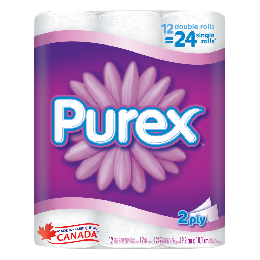 Image of Purex Bathroom Tissue, Double Roll, 12 Pack
