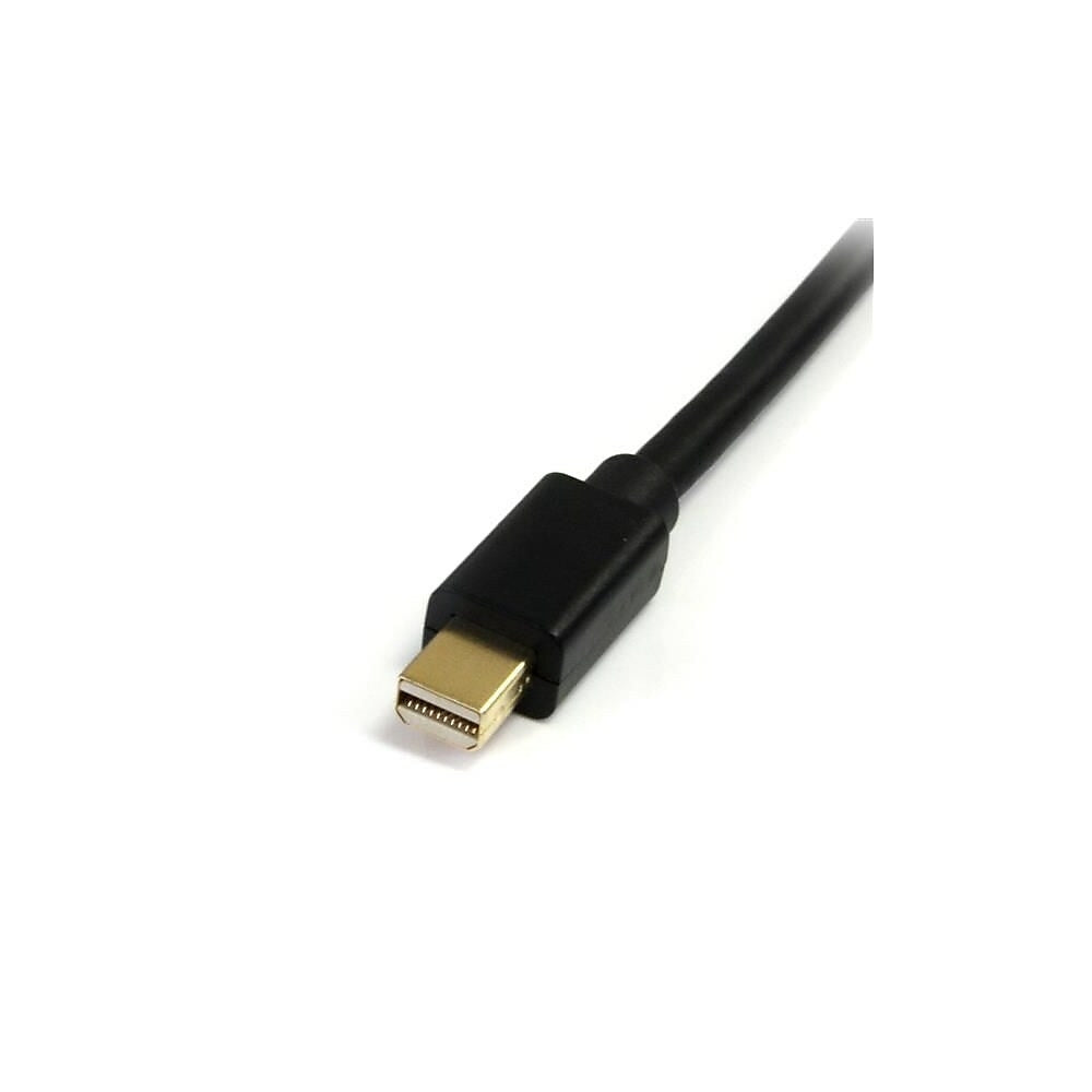Image of StarTech 6 ft Mini DisplayPort to DisplayPort 1.2 Adapter Cable M/M, DisplayPort 4k, Black