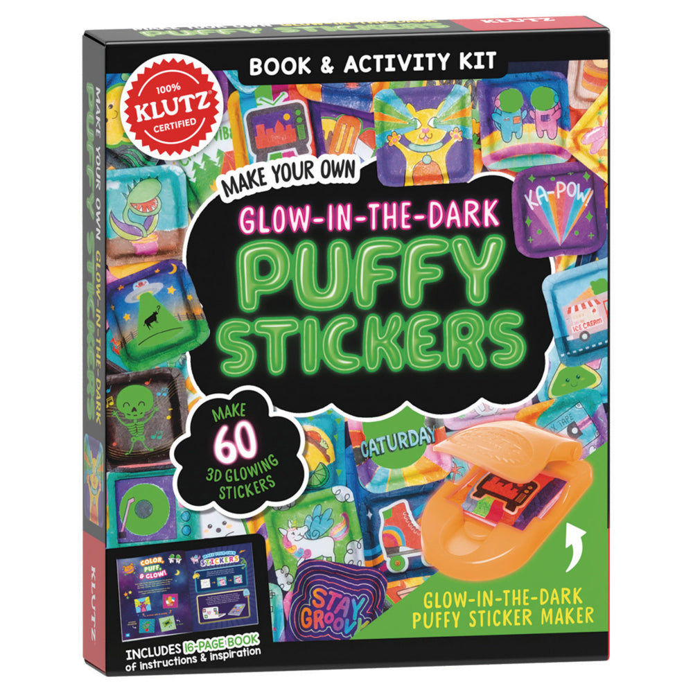Image of Klutz Make Your Own Glow-in-the-Dark Puffy Stickers
