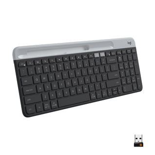 Logitech Clavier sans fil Wave Keys ergonomique + repose poignets pas cher  