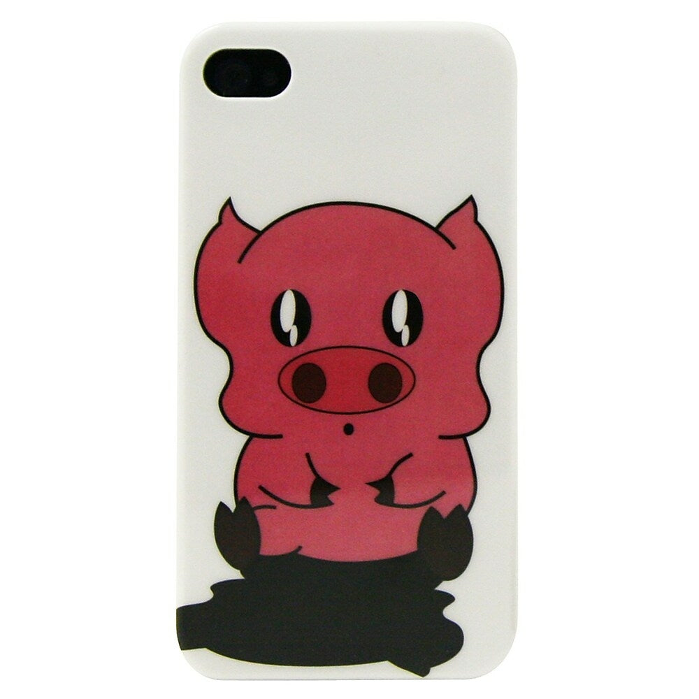 Image of Exian Case for iPhone 4, 4s - Piggy, White