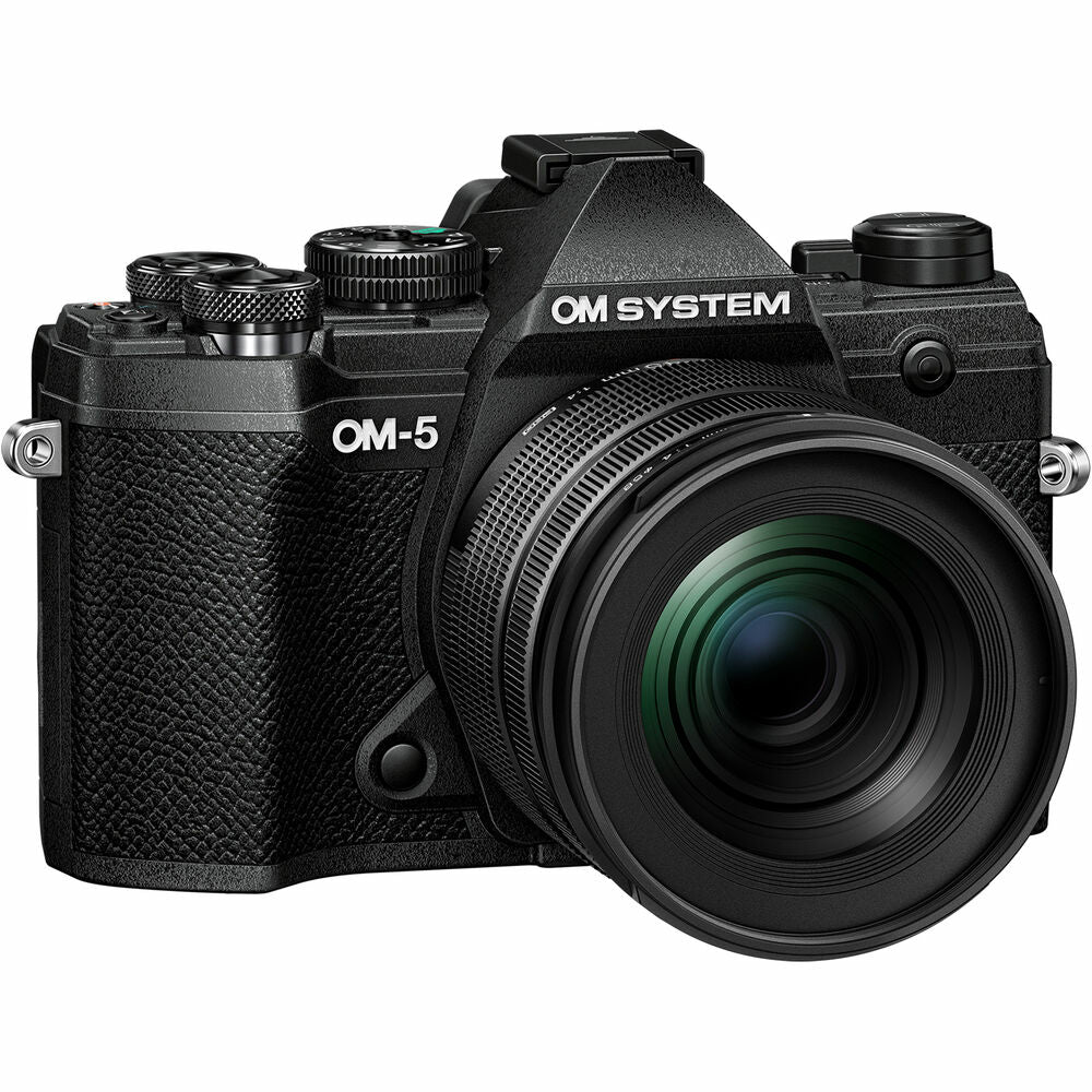 Image of OM System OM-5 Black Body with M Zuiko Digital ED 12-45mm F4.0 PRO Lens Kit