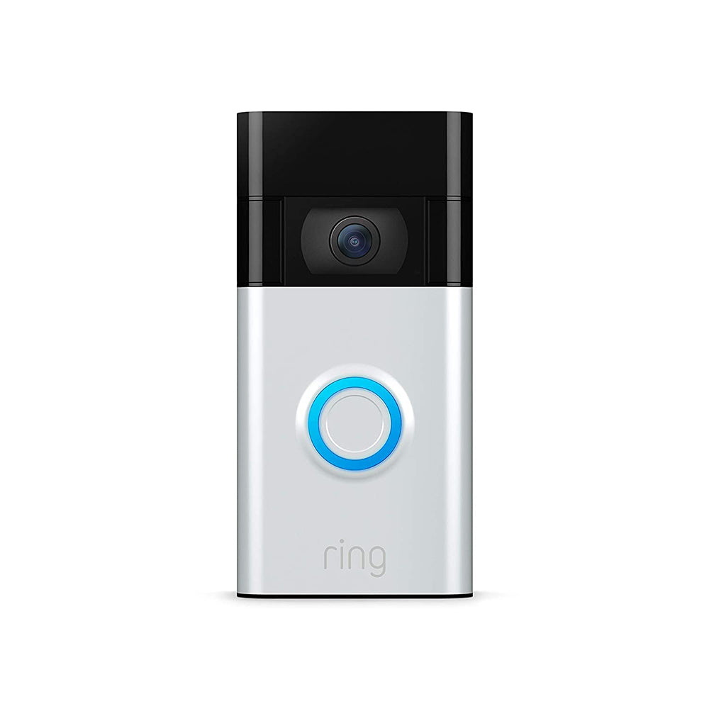 Image of Ring Video Doorbell - Satin - Nickel, Silver