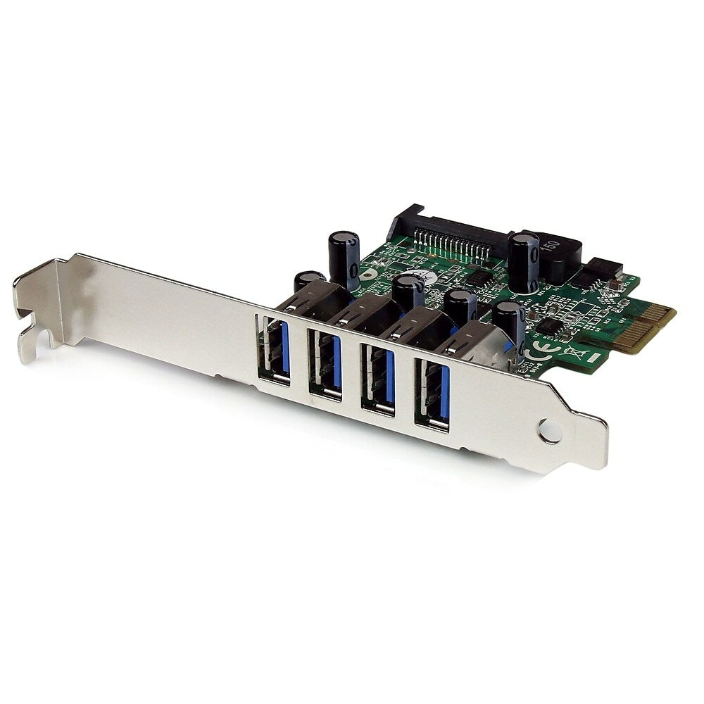 Image of Startech 4-Port LP PCI Express (PCIe) USB 3.0 Controller Card Adapter