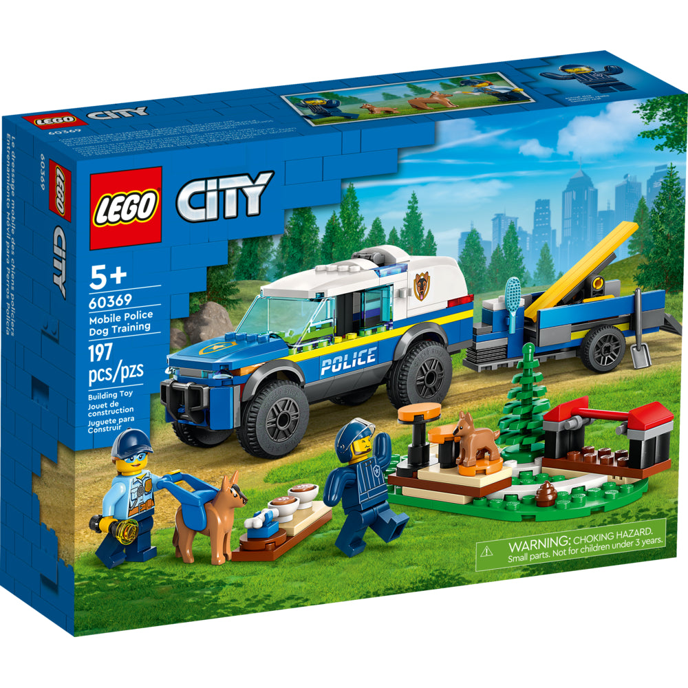 Image of LEGO City Police Mobile Police Dog Training Playset - 197 Pieces