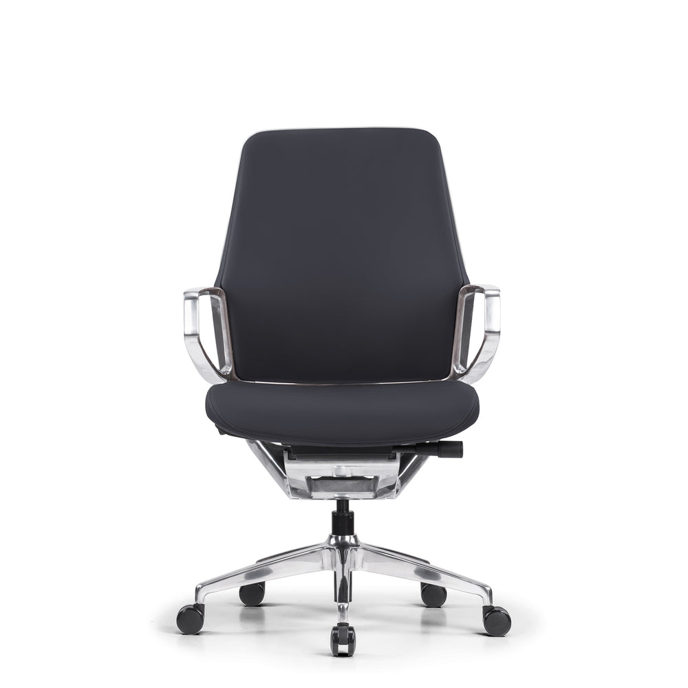 Image of DecentLiving Standard Height-Back Office Chair - Black