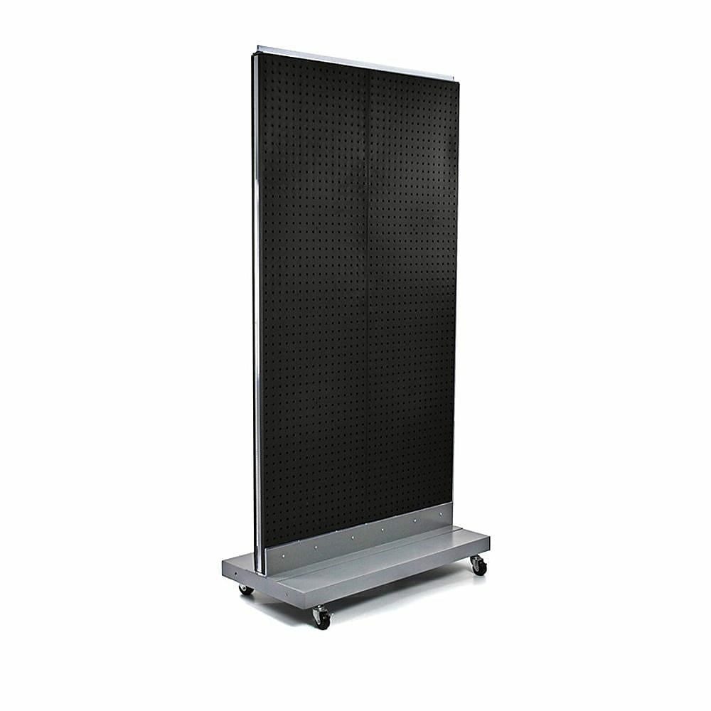 Image of Azar Displays Pegboard Floor Stand, 32" x 60", Black (700732-BLK)