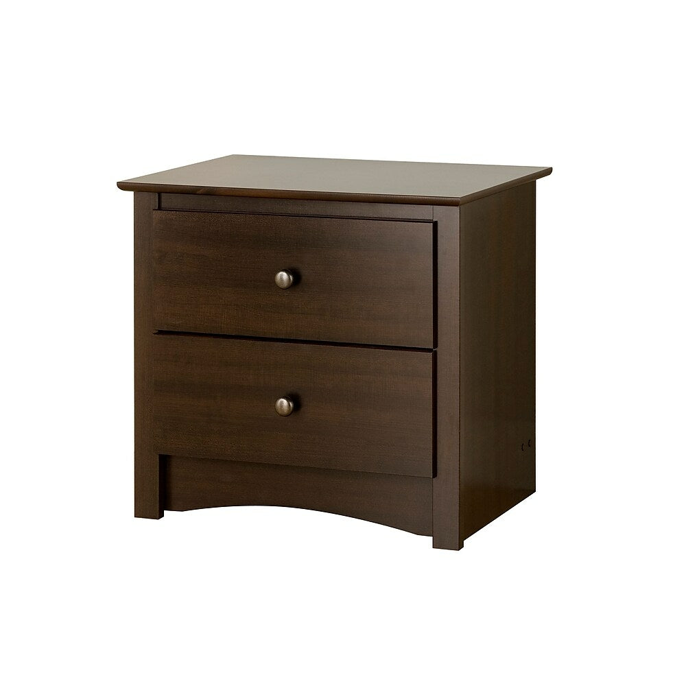 Image of Prepac Fremont 2 Drawer Nightstand - Espresso, Brown