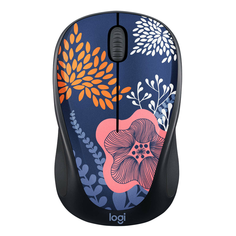 Image of Logitech Design Collection Limited Edition Wireless Mouse - Forest Floral