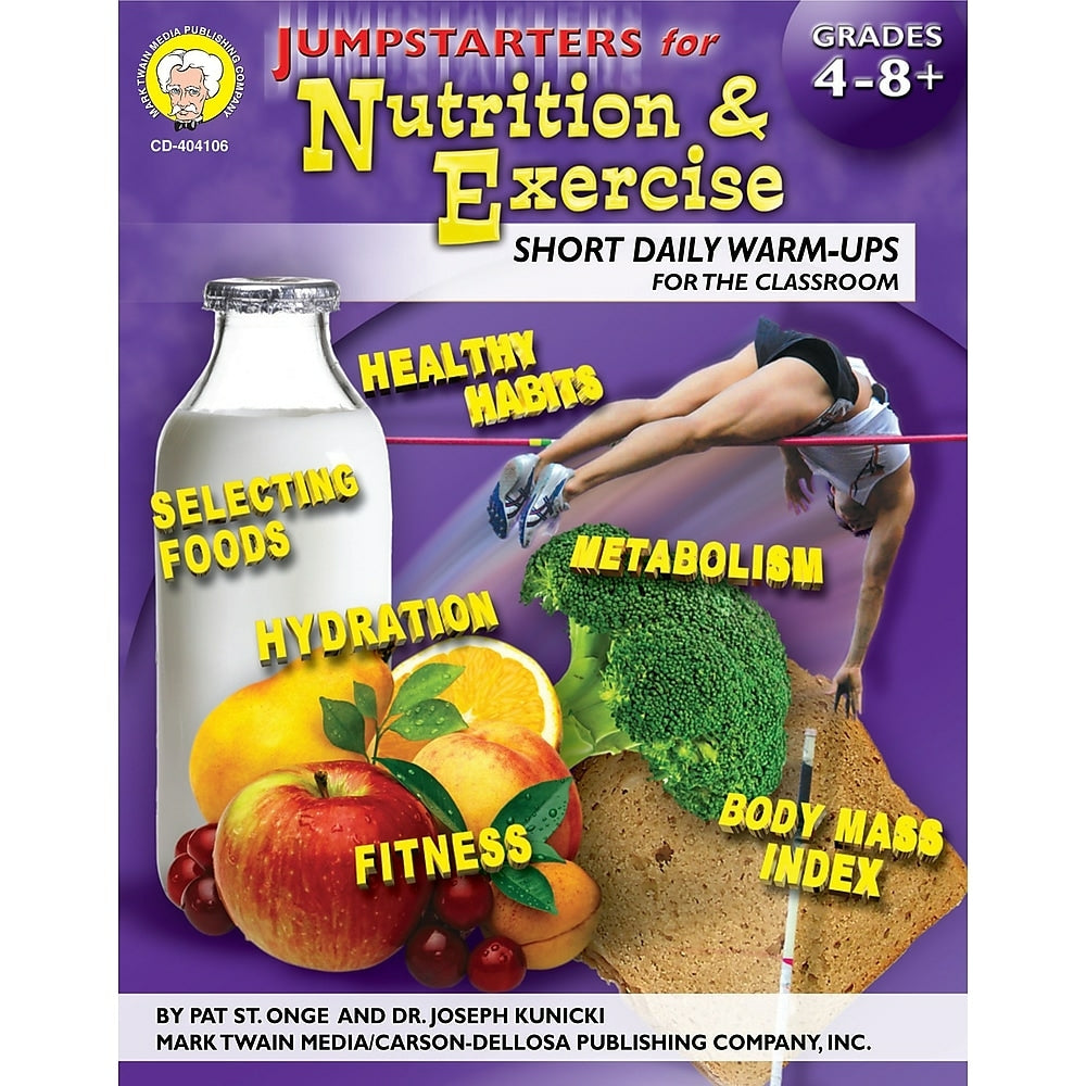 Image of eBook: Mark Twain 404106-EB Jumpstarters for Nutrition and Exercise - Grade 4 - 8