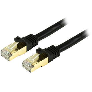 Lot de 12 câbles de raccordement Ethernet Cat5e sans botte, RJ45 de 1,2 m,  certifié UL, certifié ETL, connexion réseau LAN blindée à double gaine