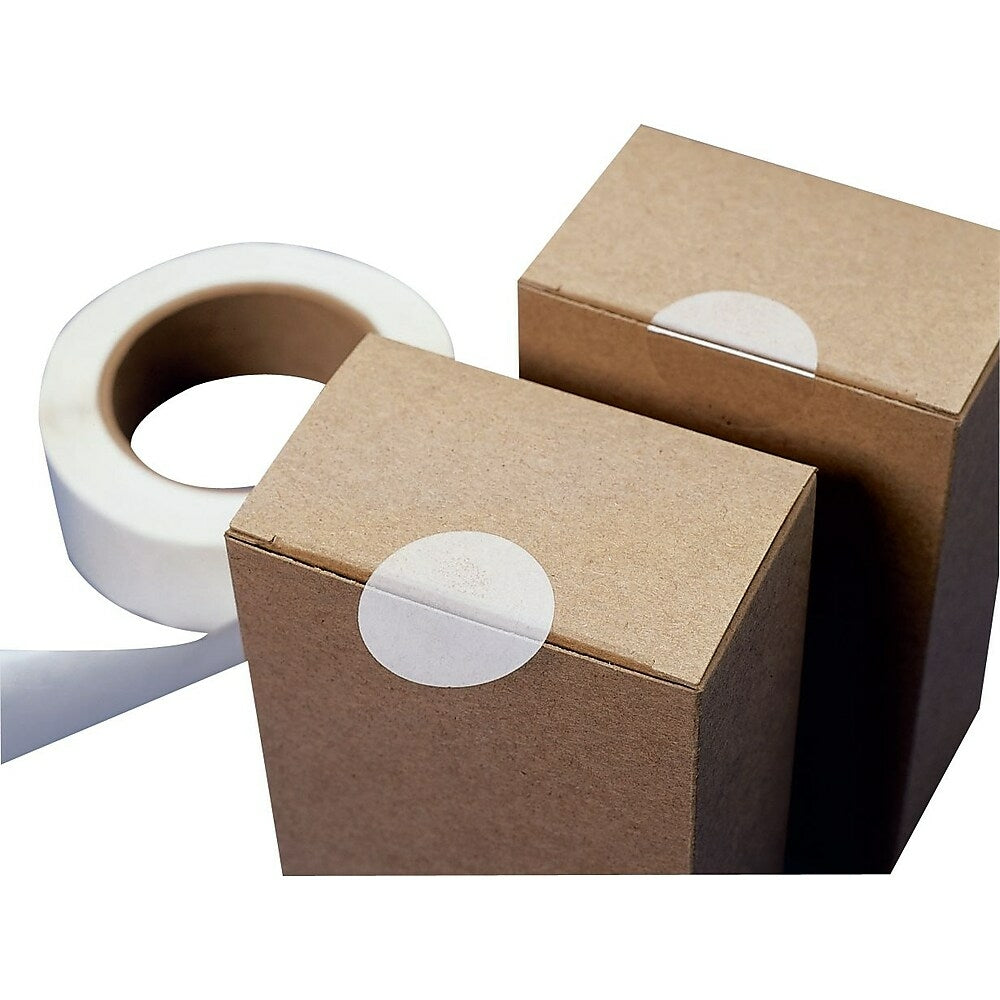 Image of Clear Circular Labels on Roll, 2", 1000 Pack