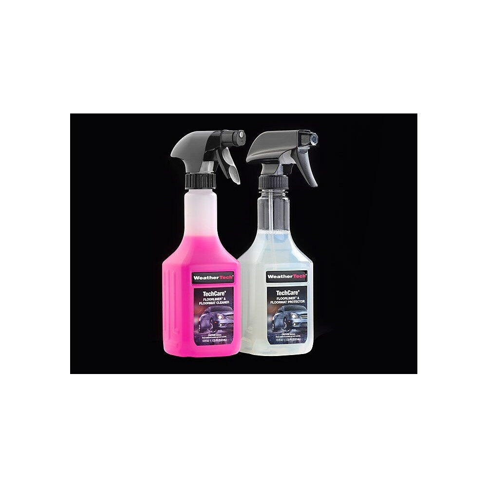 Image of WeatherTech TechCare Floorliner & Floor Mat Cleaner and Protector kit, Two 18oz Bottles