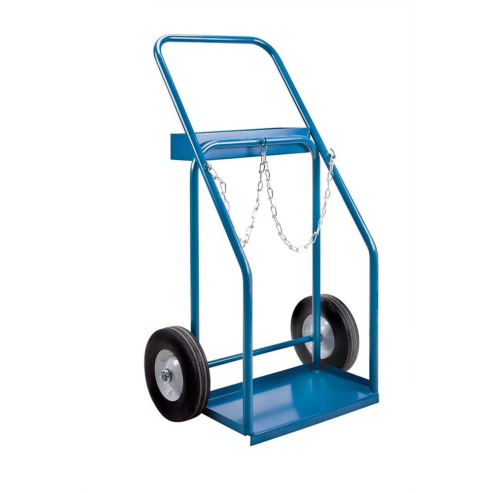 Image of Kleton Gas Cylinder Carts, Semi-Pneumatic Wheels, 19" W x 10" L Base, 1000 Lbs