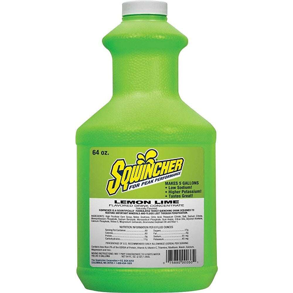 Image of Sqwincher Concentrate Lemon-Lime Flavour - 64oz - 6 Pack