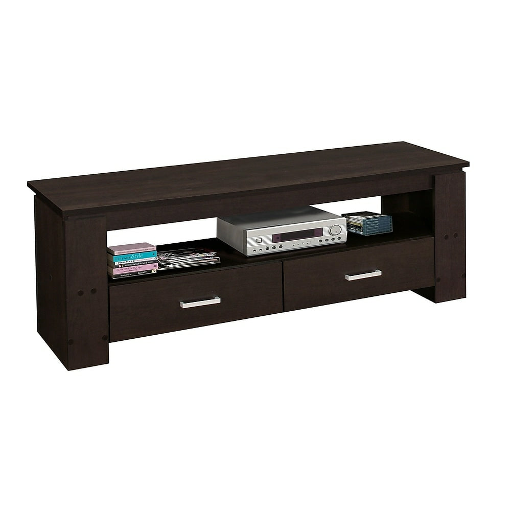 Image of Monarch Specialties - 2600 Tv Stand - 48 Inch - Console - Storage Drawers - Living Room - Bedroom - Laminate - Brown