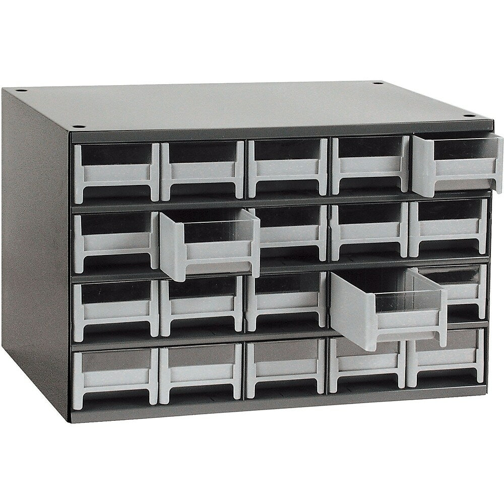 Image of Modular Parts Cabinets, Cabinet, Drawer Dimension W" X D" X H", 3 3/16 X 10 9/16 X 2 1/16, Grey