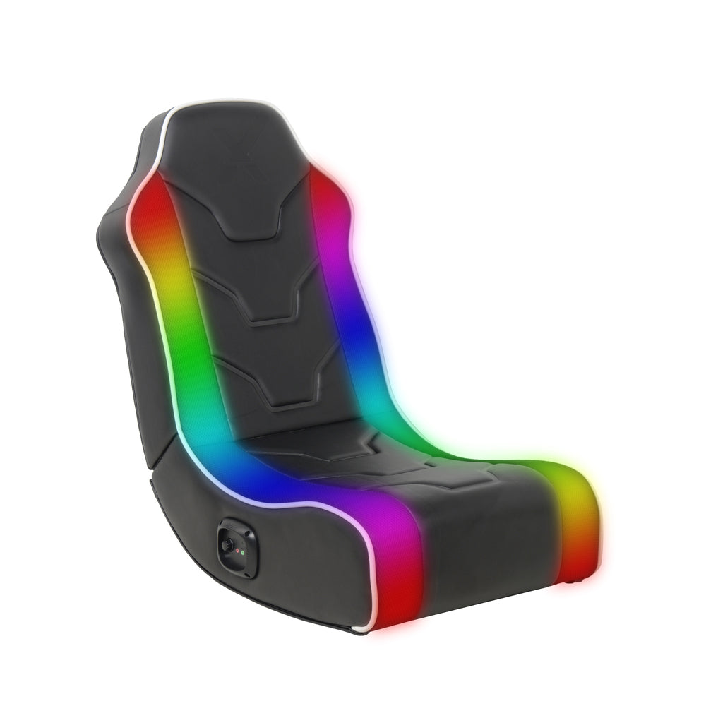 Image of X Rocker Chimera RGB 2.0 Neo Motion LED Floor Rocking Gaming Chair - Black