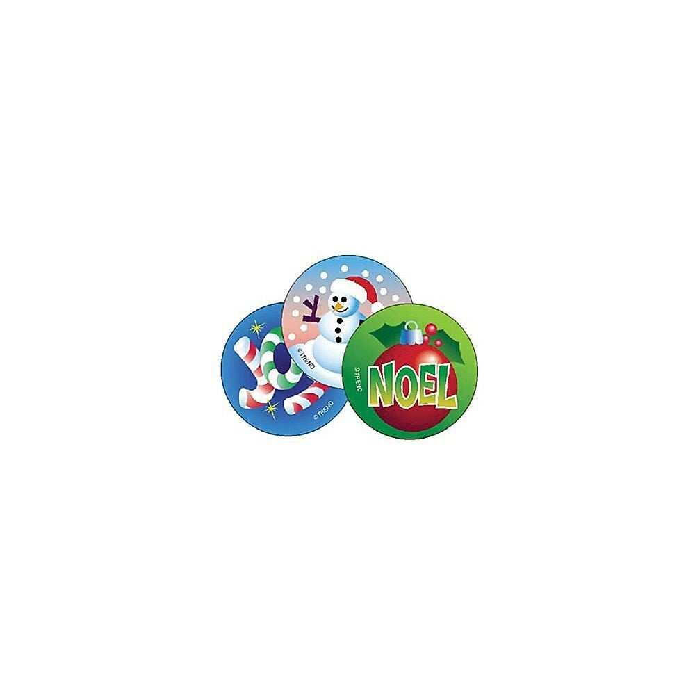 Image of Trend Enterprises Stinky Stickers, Large Round, Christmas Scented Peppermint, 360 Pack