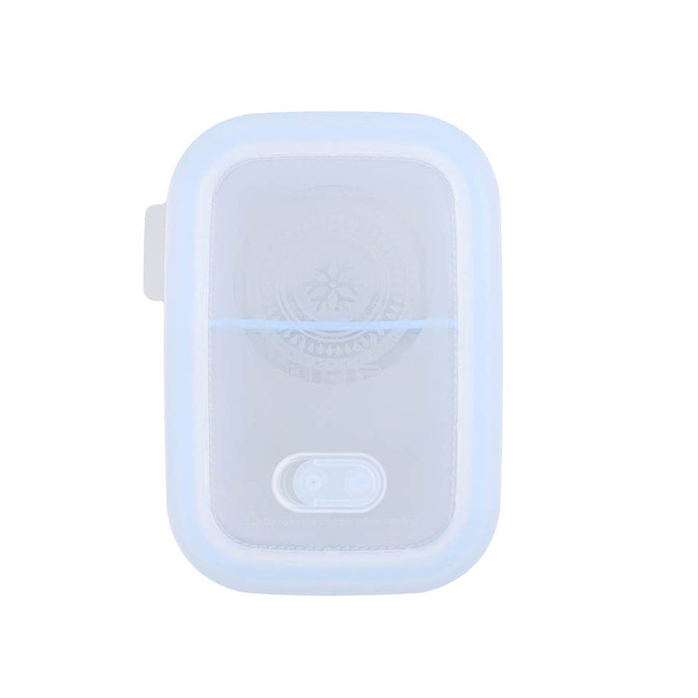 Image of Minimal Silicone Bento Lunch Box - Clear - 900ml - Set of 2